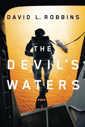 Book cover for The Devil's Waters (A USAF Pararescue Thriller) by Robbins, David L.