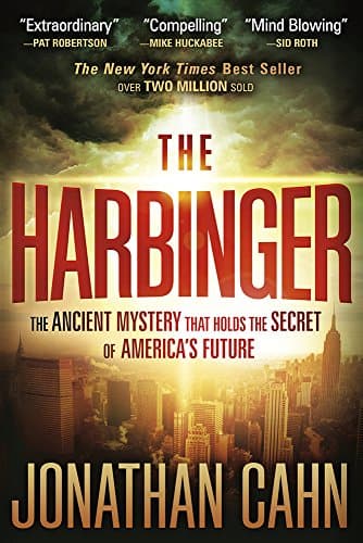 Book cover for The Harbinger: The Ancient Mystery That Holds the Secret of America's Future by Cahn, Jonathan