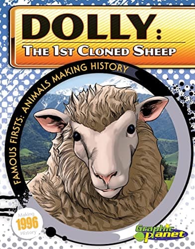 Book cover for Dolly: 1st Cloned Sheep: The First Cloned Sheep (Famous Firsts: Animals Making History) by Dunn, Joeming