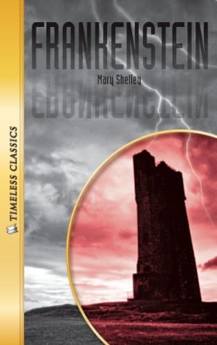 Book cover for Frankenstein by Shelley, Mary