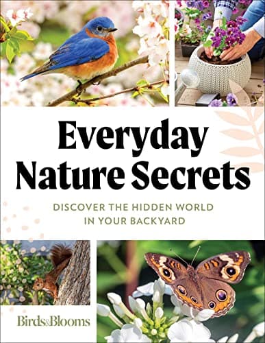 Book cover for Birds & Blooms Everyday Nature Secrets: Discover the Hidden World in Your Backyard by Birds & Blooms