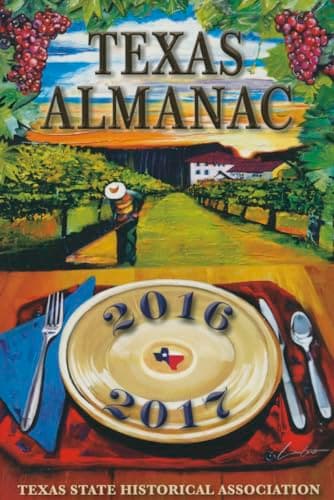 Book cover for Texas Almanac 2016-2017 (Texas Almanac (Paperback)) by Alvarez, Ms. Elizabeth Cruce