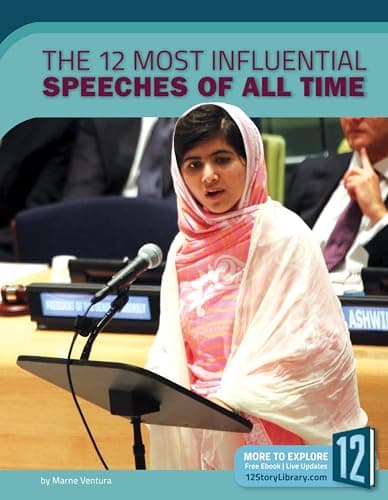 Book cover for The 12 Most Influential Speeches of All Time (The Most Influential) by Ventura, Marne