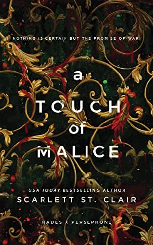 Book cover for A Touch of Malice (Hades x Persephone Saga, 5) by St. Clair, Scarlett