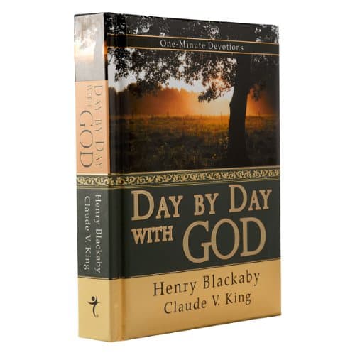 Book cover for Day by Day With God: One Minute Devotions by Henry T. Blackaby
