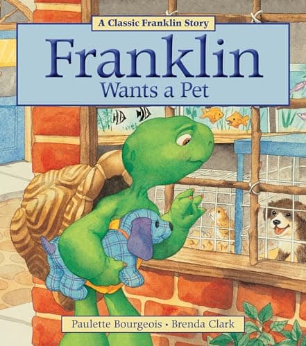 Book cover for Franklin Wants a Pet by Bourgeois, Paulette