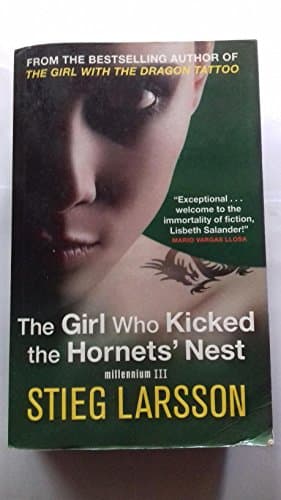 Book cover for The Girl Who Kicked the Hornets' Nest by Stieg Larsson