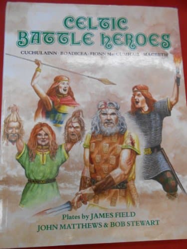 Book cover for Celtic Battle Heroes: Macbeth, Cuchulain, Boadicea and Fionn MacCumhaill (Heroes & Warriors S.) by Matthews, John, and Bob Stewart