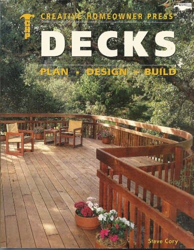 Book cover for Decks: Plan, Design, & Build by Steve Cory