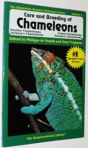 Book cover for Care and Breeding of Panther, Jackson's, Veiled, and Parson's Chameleons (Herpetocultural Library, The) by De Vosjoli, Philippe