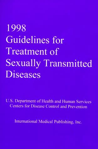 Book cover for 1998 Guidelines for Treatment of Sexually Transmitted Diseases by Centers for Disease Control & Prevention