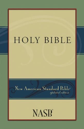 Book cover for New American Standard Bible by The Lockman Foundaiton