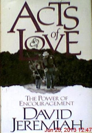Book cover for Acts of Love: The Power of Encouragement by David Jeremiah
