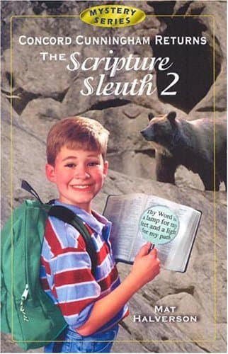 Book cover for Concord Cunningham Returns: The Scripture Sleuth 2 (Concord Cunningham Mysteries (Paperback)) by Halverson, Mat