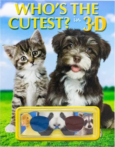 Book cover for Who's the Cutest in 3-D by Lisa Regan