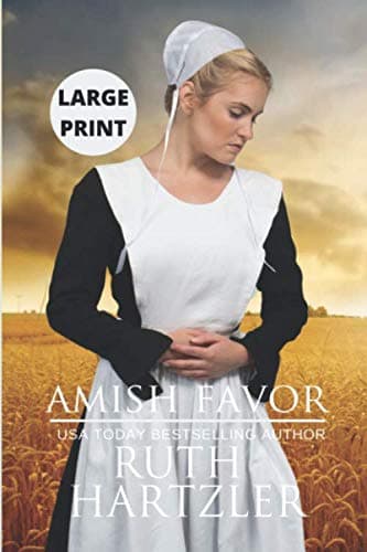 Book cover for Amish Favor LARGE PRINT (Amish Bed & Breakfast) by Hartzler, Ruth