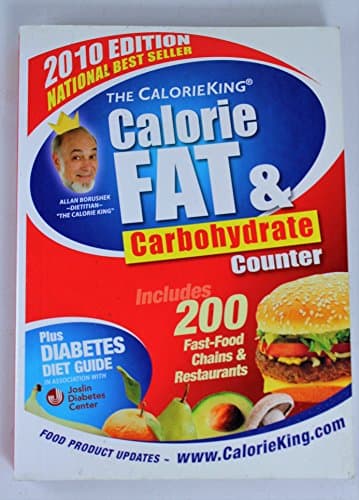 Book cover for The CalorieKing Calorie, Fat & Carbohydrate Counter 2010 by Borushek, Allan