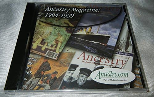 Book cover for Ancestry Magazine 1994-1999 CD ROM by Ancestry.com