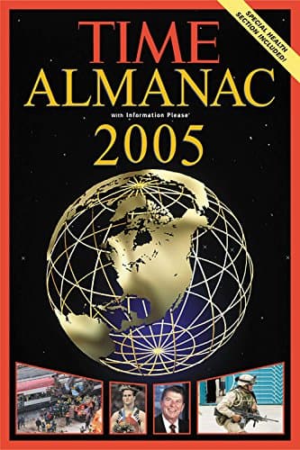 Book cover for TIME Almanac with Information Please 2005 by Borgna Brunner