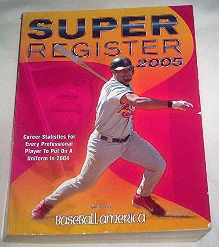 Book cover for Super Register 2005: The Ultimate Baseball Statistical Reference by Simpson, Allan