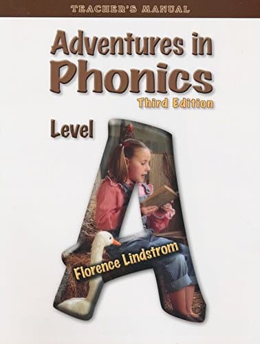 Book cover for Adventures in Phonics Level A Teacher's Edition, Third Edition by Florence Lindstrom