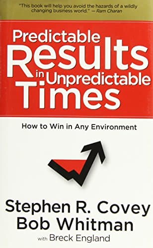 Book cover for Predictable Results in Unpredictable Times by Covey, Stephen R.