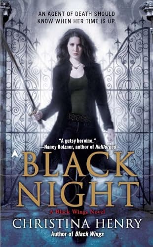 Book cover for Black Night (Black Wings, Book 2) by Henry, Christina