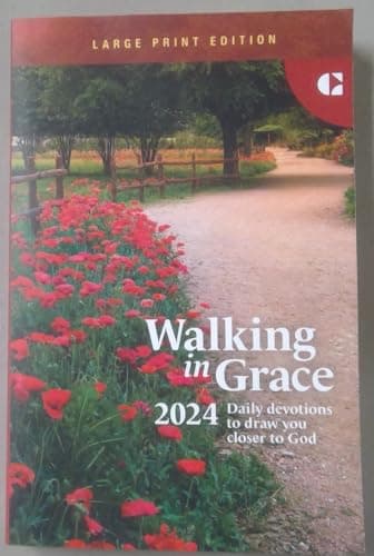 Book cover for Walking in Grace - 2024 - Large Print Edition by Guideposts