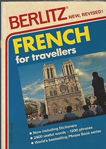 Book cover for French for Travellers by Berlitz Publishing Company