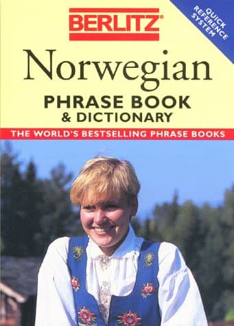 Book cover for Berlitz Norwegian Phrase Book & Dictionary by Ltd. Berlitz Publishing Company