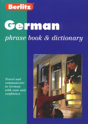 Book cover for Berlitz German Phrase Book by Berlitz Publishing Company