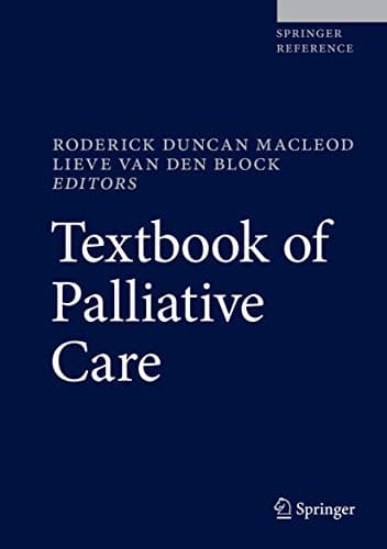Book cover for Textbook of Palliative Care by MacLeod, Roderick Duncan