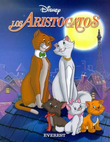 Book cover for Los Aristogatos (Nueva antología Disney) (Spanish Edition) by Walt Disney Company