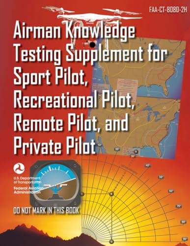 Book cover for FAA-CT-8080-2H Airman Knowledge Testing Supplement for Sport Pilot, Recreational Pilot, Remote Pilot, and Private Pilot - Jun. 2018: (color print) by Administration, Federal Aviation