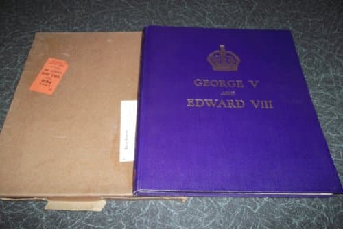 Book cover for George V and Edward VIII by Salusbury, F.G.H.