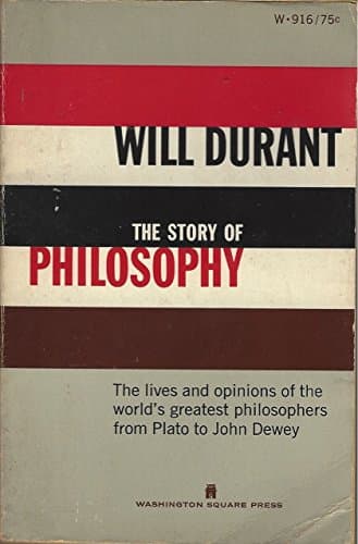 Book cover for The story of philosophy;: The lives and opinions of the greater philosophers by Durant, Will