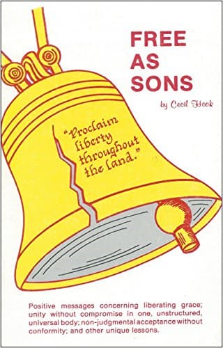 Book cover for Free As Sons by Hook, Cecil