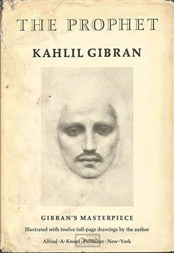 Book cover for The Prophet by Kahlil Gibran