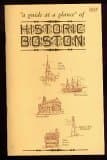 Book cover for A Guide at a Glance of Historic Boston. by Boston