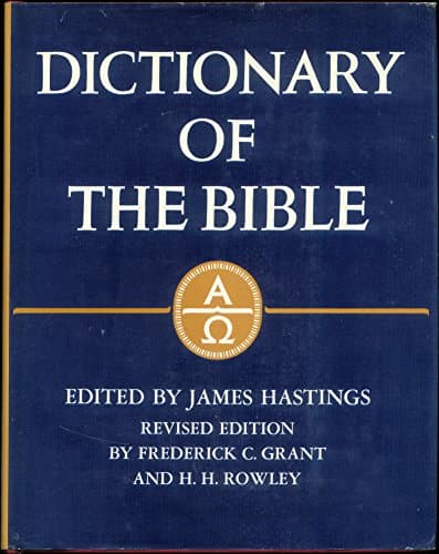 Book cover for Dictionary of the Bible by James (Editor) Harold Henry Hastings