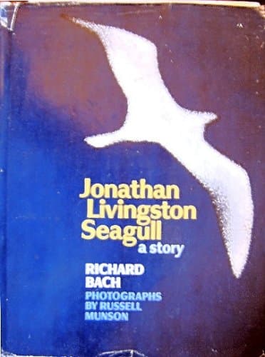 Book cover for Jonathon Livingston Seagull a story by Richard Bach