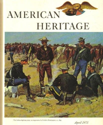 Book cover for American Heritage, April 1975, Volume XXVI, Number 3 by Oliver Jensen