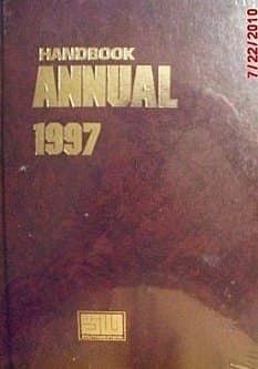 Book cover for Handbook Annual 1997: A Review of the Events of 1996 by Staff of Publisher
