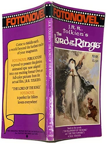 Book cover for J.R.R. Tolkien's The Lord of the Rings: The Fotonovel by Fotonovel