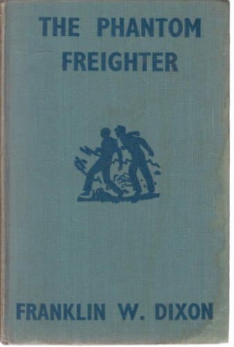 Book cover for The Phantom Freighter (Hardy Boys, Book 26) by Franklin W. Dixon