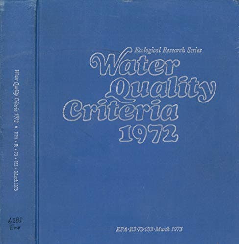 Book cover for Water Quality Criteria 1972 by Unknown