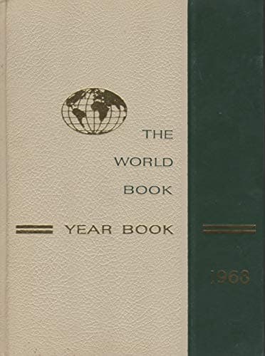 Book cover for The 1968 World Book Year Book by World Book, Inc. Staff (editor)