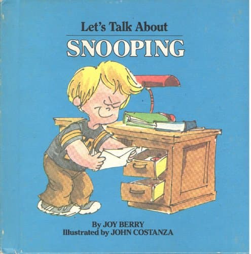 Book cover for Let's Talk About Snooping by Joy Berry