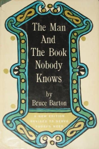 Book cover for The Man and the Book Nobody Knows by Barton, Bruce
