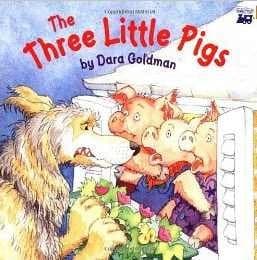 Book cover for The Three Little Pigs by Dara Goldman